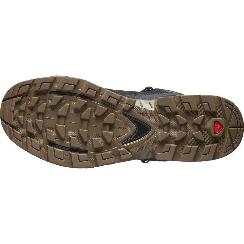 Salomon Quest Tracker Fabric Leather Versatile Simple Practical Outdoor High-Top Hiking Shoes Unisex Hiking Shoes L47855500