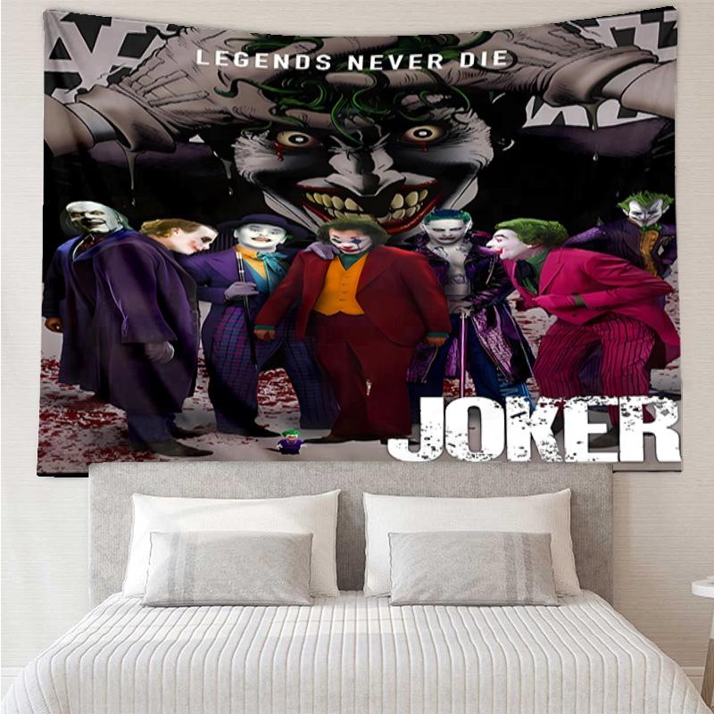 Joker Tapestry for Bedroom Aesthetic Classroom Tapestries Wall Hanging for Living Room Dorm Office,Ideal Creative Gift
