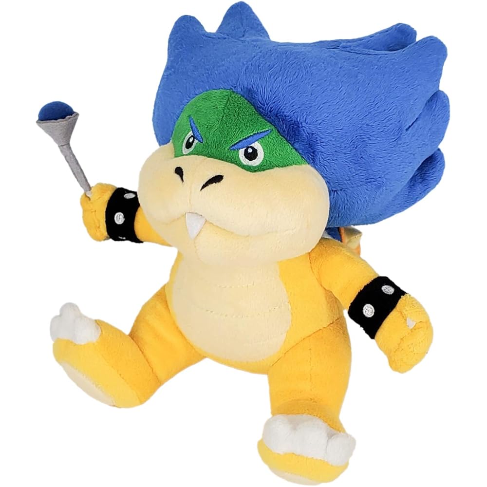 Sanei Super Mario All Star Collection Ludwig Plush Toy 17x16x16cm
