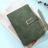 Soft Cover Leather Notebook Horizontal Line Loose-Leaf Book Vintage A5 Notebook