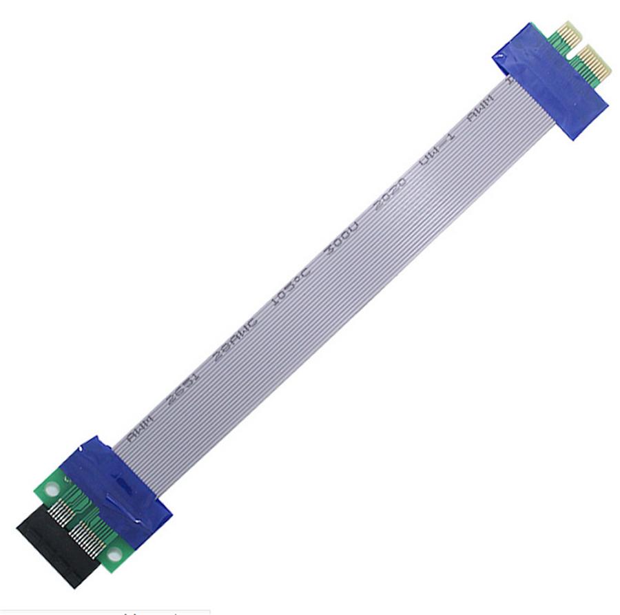 4 Pcs PCI-Express PCI-E 1x Riser Card Rxtender For Extend Flex Evacuation Cable