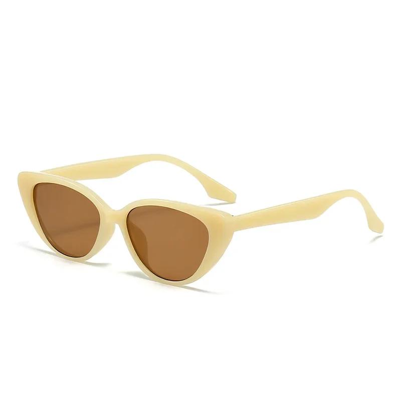 Vintage Cat Eye ladies Sunglasses Vintage Small Frame Sun Glasses For Men Luxury  Design Outdoor Eyewear UV400