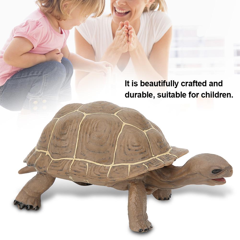 Vivid Animal Model Simulation Elephant Tortoise Toy Early Education Solid Toy for Kids