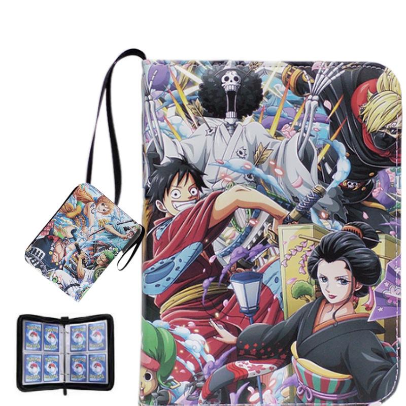 400 sztuk Album na Zdjęcia One Piece Książka Segregator na Mapy Listy Rodzinne Uchwyt na Wizytówki Kolekcja Torba na Zamek Urocza Zabawka dla Dorosłych Dzieci Prezenty