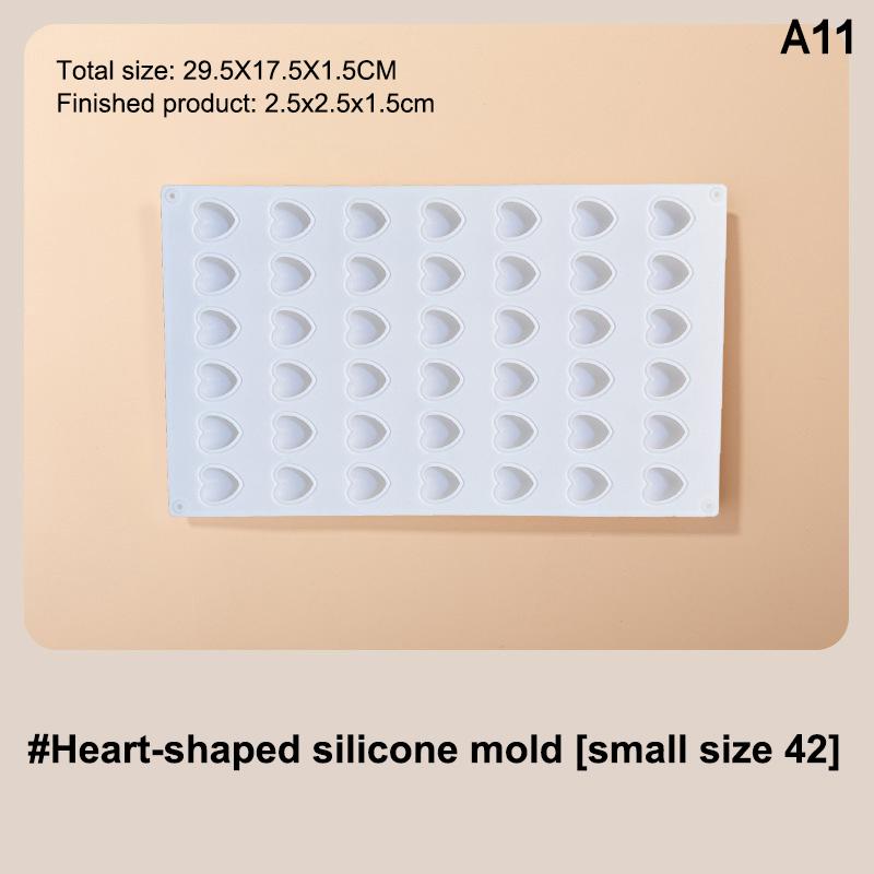 Circle Ball Shape Cake Candy Mold Heart Mousse Mould Cake Chocolate Decoration Silicone Mold Kitchen Dessert Mousse Mold
