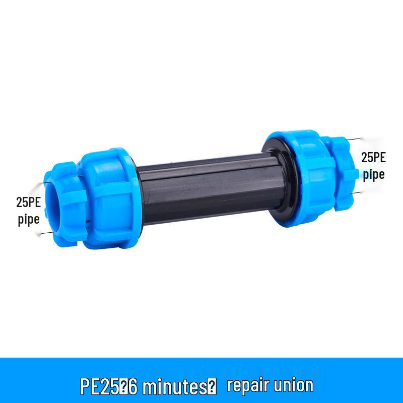 PE Quick Connect Water Pipe Fittings: 4-Point, 6-Point, 25mm Direct Tap Union
