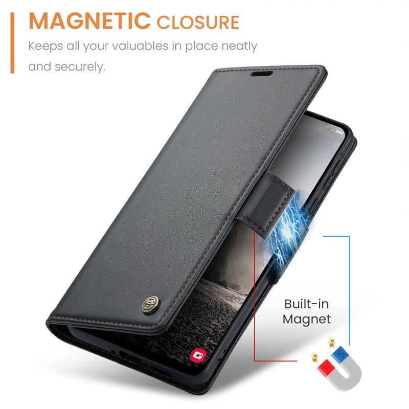 CaseMe Flip Leather Phone Case for Samsung Galaxy A57 5G A37 A17 A07 A56 A36 A26 A16 A55 A35 A25 A15 A54 A34 A24 A14 A73 A53 A13 A52 Wallet Card Cover