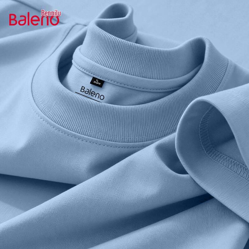 Baleno Men s Heavyweight Pure Cotton Short Sleeve T-Shirt 4XL