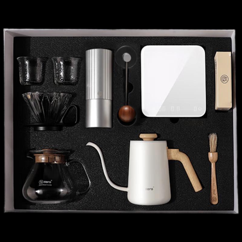Hero Professional Deluxe Pour-over Coffee Gift Set