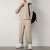 Men's Autumn Waffle Long-Sleeve Track Suit - Trendy Two-Piece 