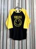 2000s Nirvana flyer for the nevermind album kurt cobain raglan large #H2