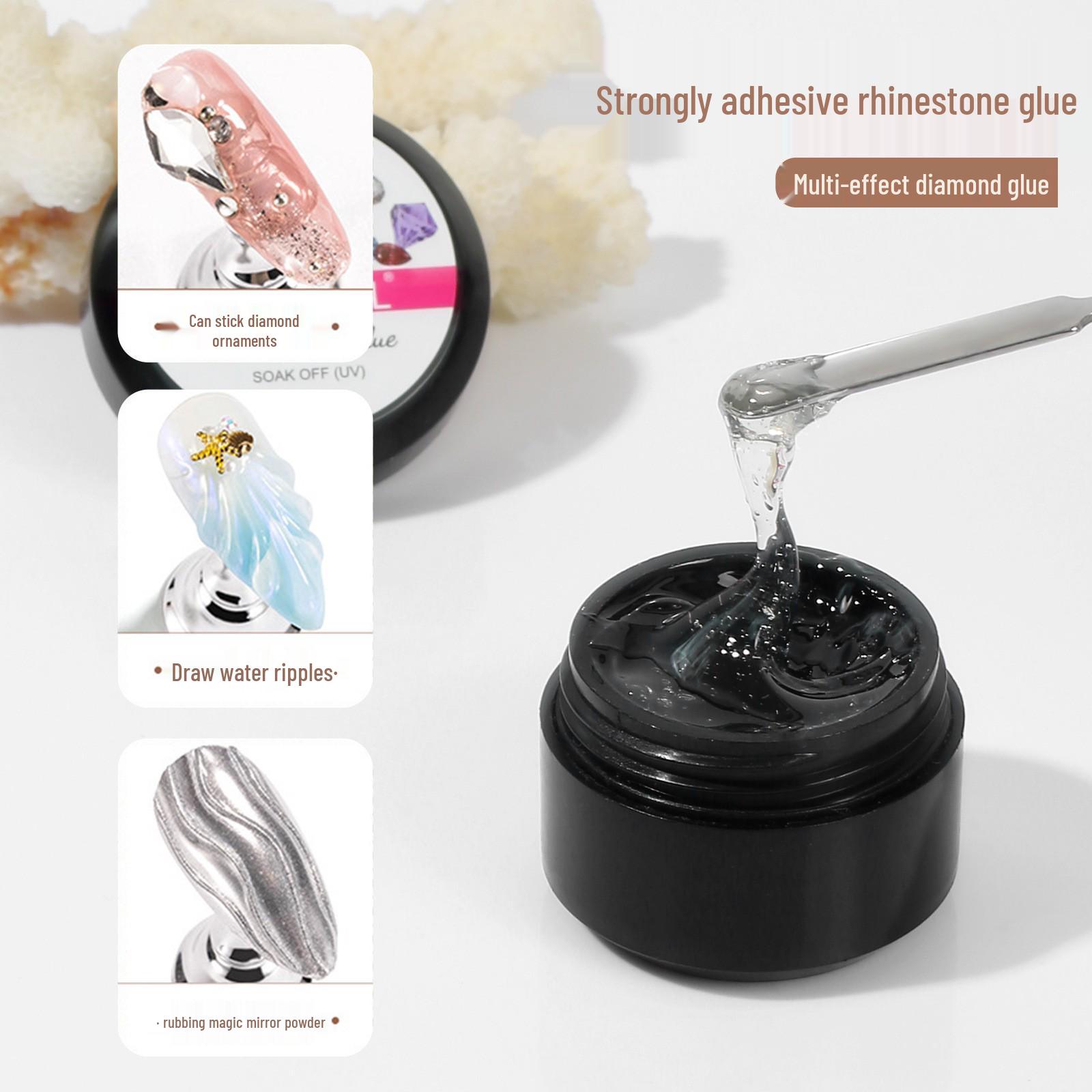 

Самый продаваемый бриллиантовый клей, не требующий смывания: Прочный, многофункциональный гель для ногтей и закрепитель 4-в-1