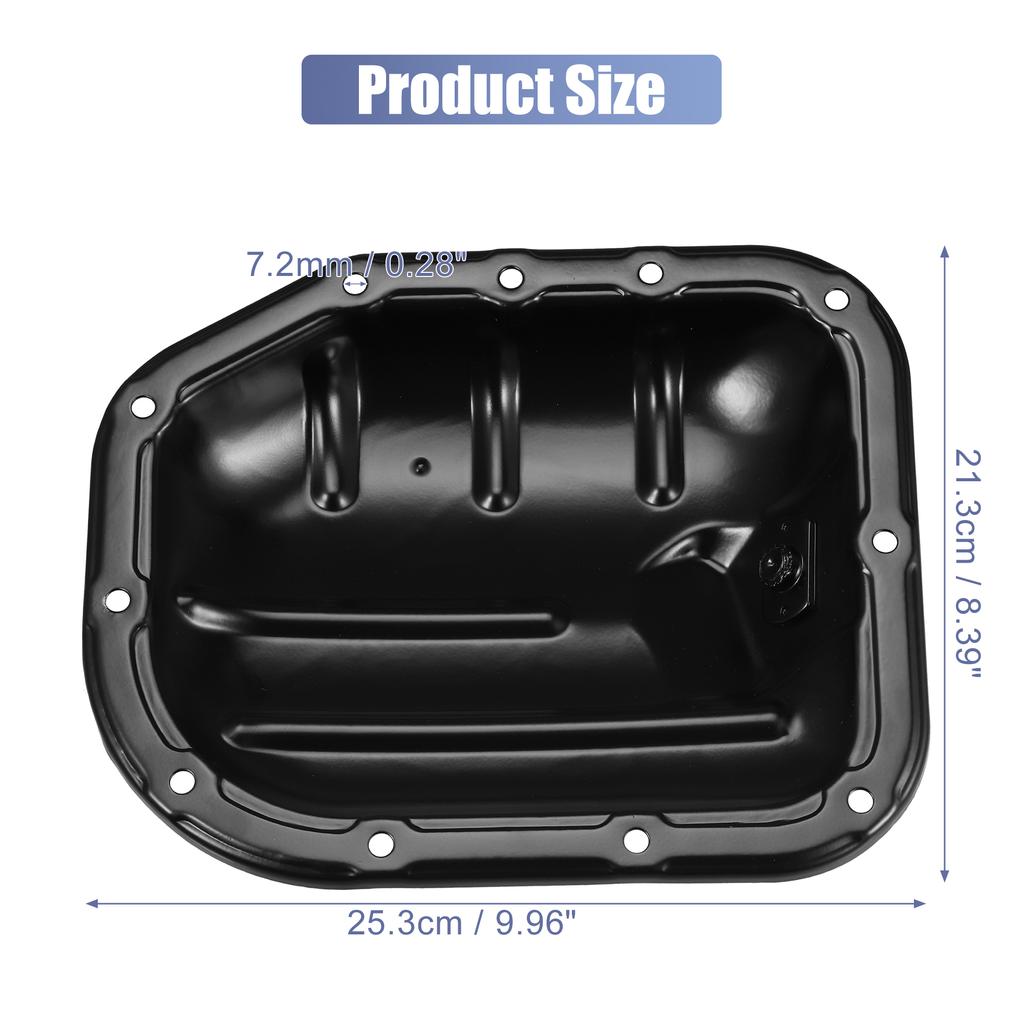 X Autohaux Car Engine Oil Pan No.1210221010 for Scion xA 2004-2006 for Scion xB 2004-2006 for Toyota Prius 2001-2009
