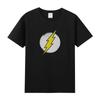 Maglietta a maniche corte stampata 2D in cotone DC Flash Anime Maglietta a maniche corte Film e Anime Abbigliamento per la casa Abbigliamento sportivo per ragazzi