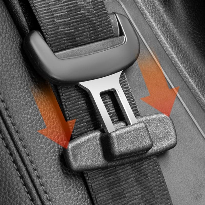 2Pcs Seat Belt Stop Button Prevent Belt Buckle from SlidingDown TheBelt Seat Belt Stopper SpacingLimit Buckle Clip