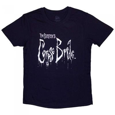 Camiseta adulta unissex com logotipo da noiva cadáver
