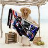 Oracle Bull Customized Name Beach Towel Super Soft Microfiber Quickdry Fabric Perfect for Traveling Yoga Camping and Swimming