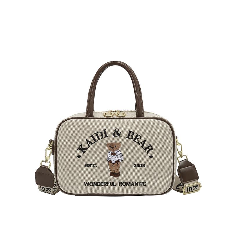 

Женская сумка через плечо Hello Kitty 2025 с милым медведем - Модная сумка кроссбоди большой вместимости