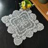 European Placemat Cup Coaster Lace Embroidery Table Cushion Coffee Tea Lamp Solid Wood Furniture Slip-resistant Pad Jewelry Cloth Christmas