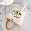 Little Bear Women's Versatile Canvas Tote Lunch Bag