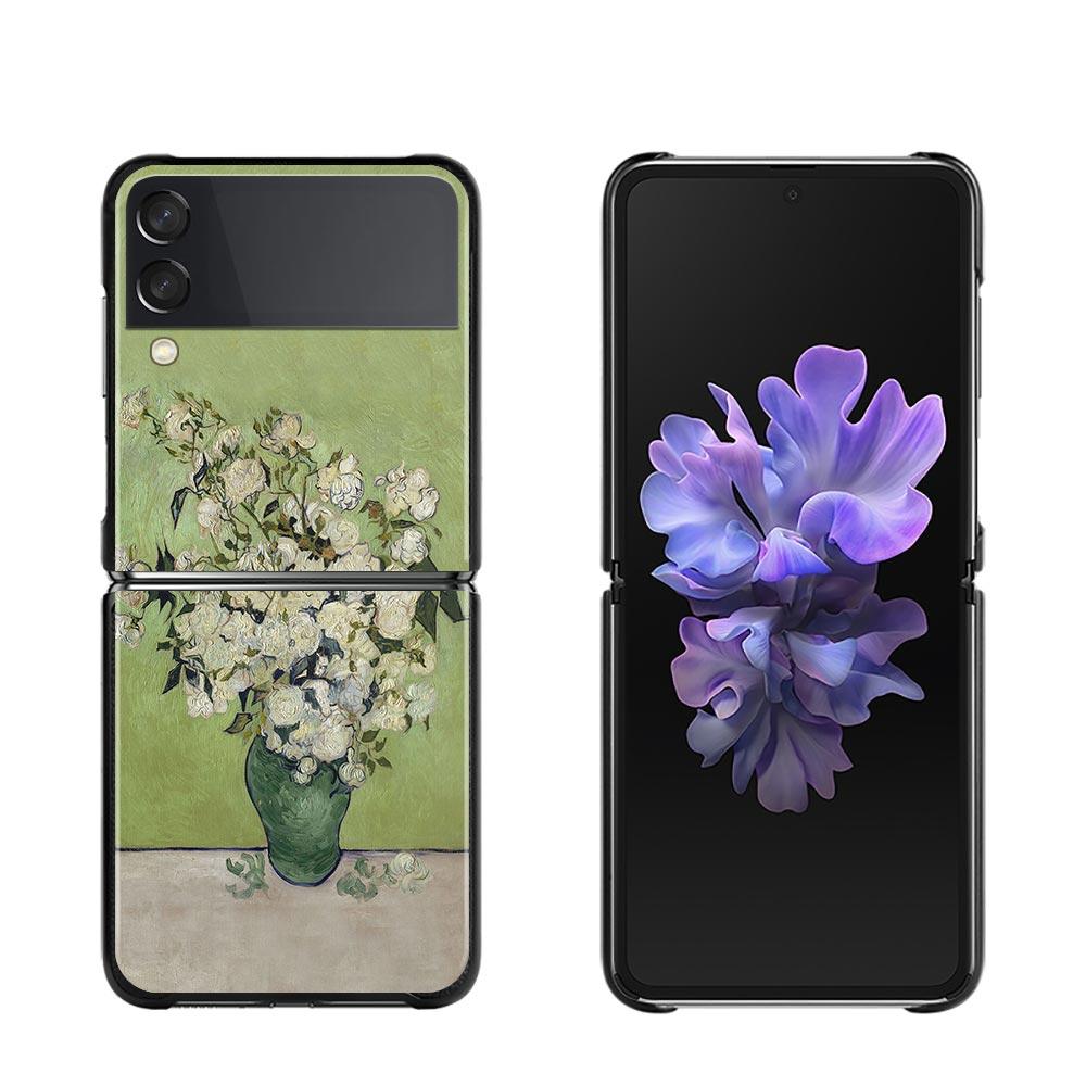 Zflip4 Phone Case For Samsung Galaxy Z Flip3 5G Cases for Samsung Z Flip 3 Zflip Coque Hard Shell Fundas Van Gogh Starry Sky Art