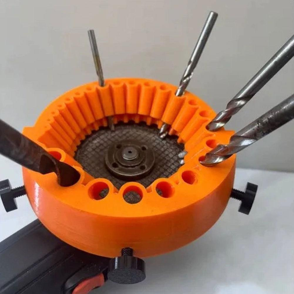 Drill Grinder Grinding Tool Power Drill Bit Grinding Attachment Multipurpose Universal Blade Angle Grinder for 2-13mm Drill Bits