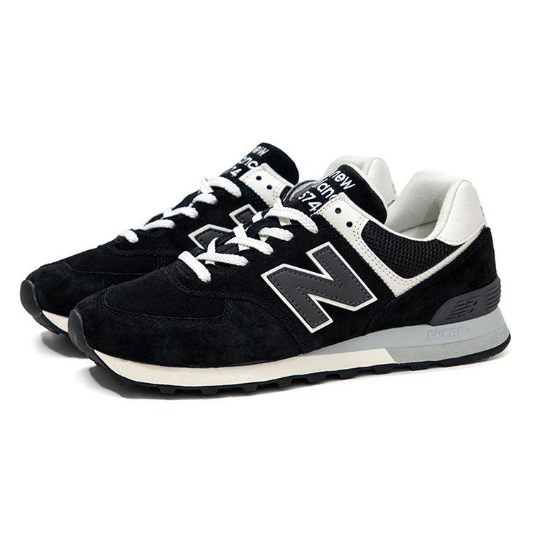 New Balance 574 Black White Unisex Sneakers U574BK2