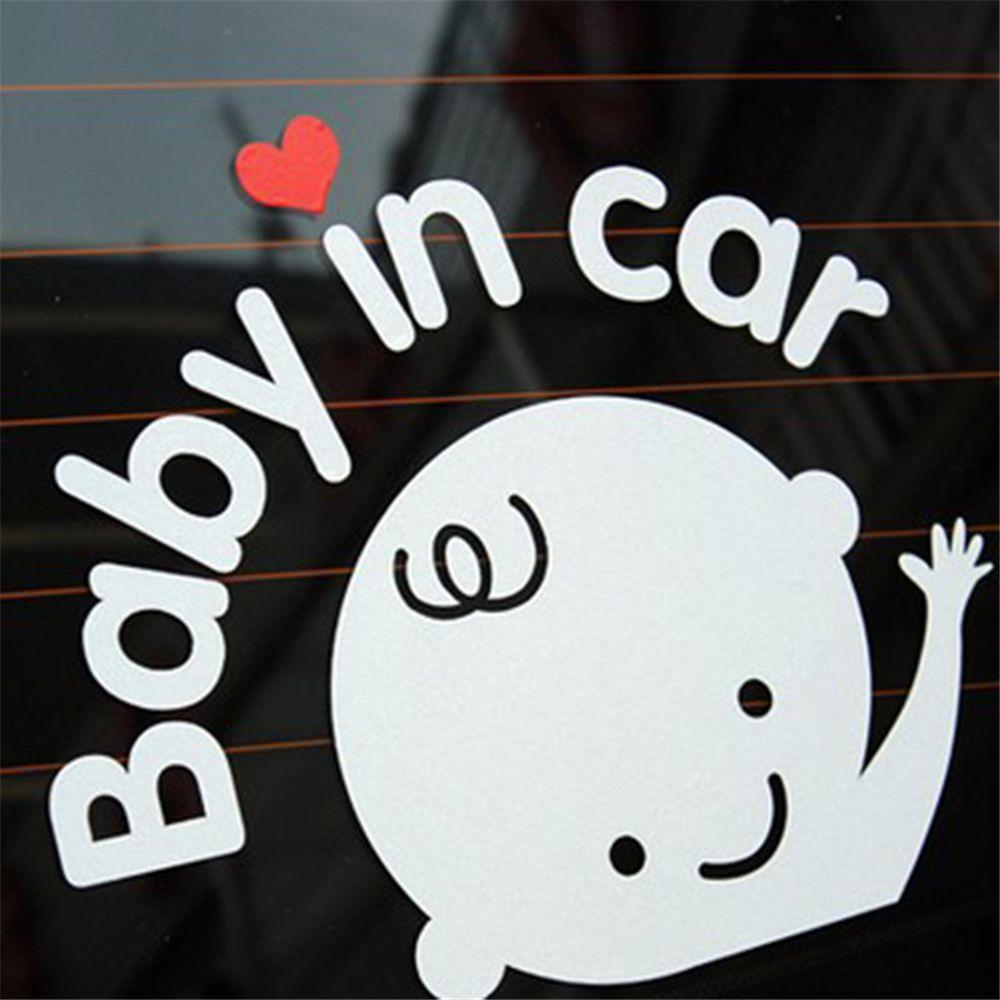 New Laser Waterproof 3D Cartoon Auto Decal Window Car Stickers Auto-styling Windshield Baby In Car