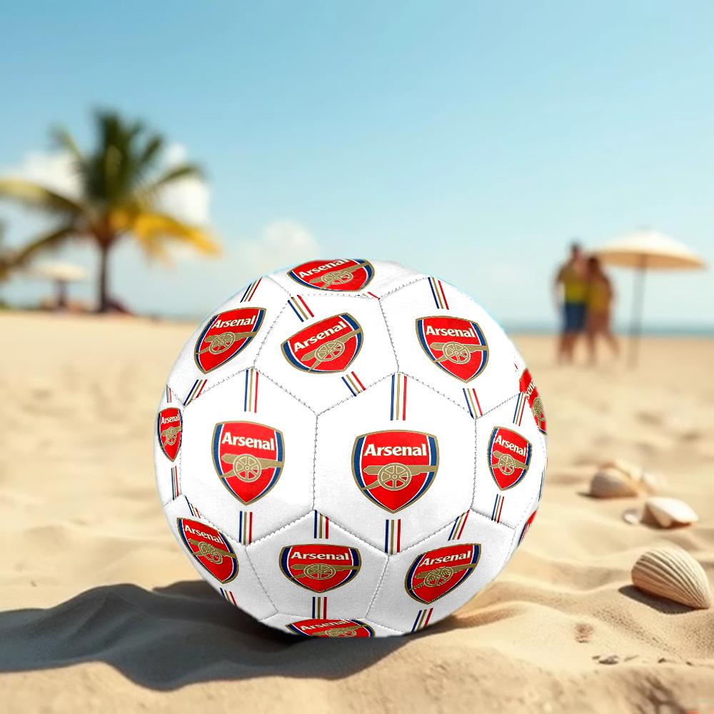 Arsenal F.C Print Size 5 Soccer Ball, Standard Match Football for Sports Game and Team Practice, Ideal Gift for Soccer Fans