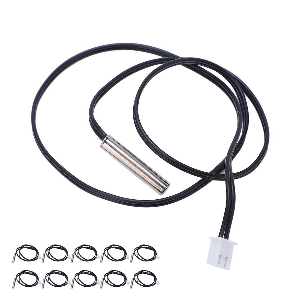 10 Stück 10K NTC Thermistor Temperatur Wasserdichte Sonde Kabel Temp Sensor Sonde Kabel für Industrie