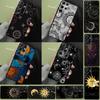 Crescent Moon Sun Phone Case For Samsung Galaxy S25 Ultra S9 S10 S20 S22 S21 Plus S23 FE S24 Ultra Full Cover