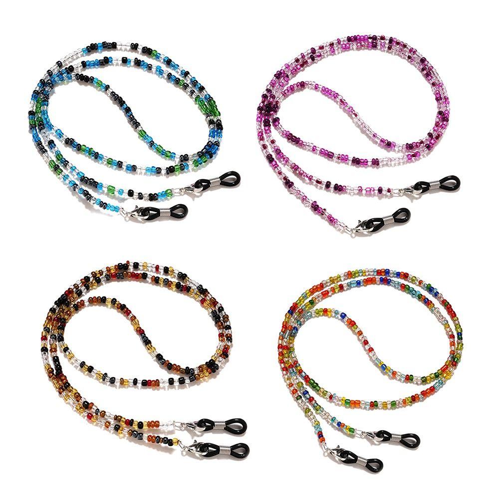 Organic Glass Eyeglass Mask Sunglasses Chains Anti-Lost Glasses Cord Holder  for Women Lady Girls