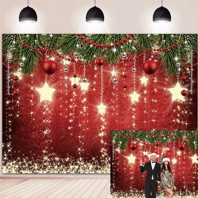 Christmas Background Sparkling Stars Christmas Backdrops For Photography Glittering Stars Christmas Photo Backdrop