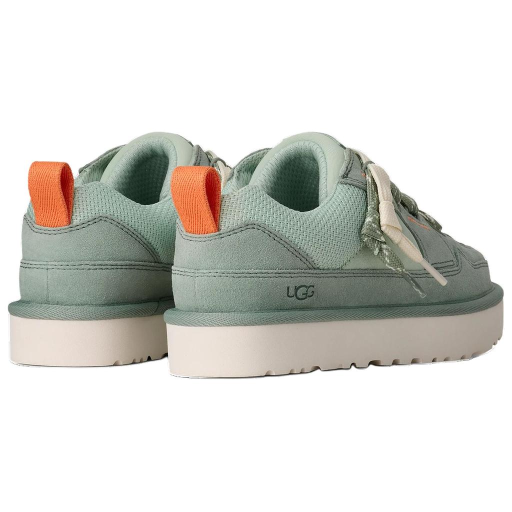 UGG Lowmel Fabric Suede Trendy Comfortable Low Top Casual Shoes Women Sneakers Green 1168890-ART