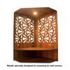 Pushp Beautiful Corner Wooden Pooja Stand Mandir for Home Temple for Office Puja Mandir for Home Wall with LED Spot Light Product