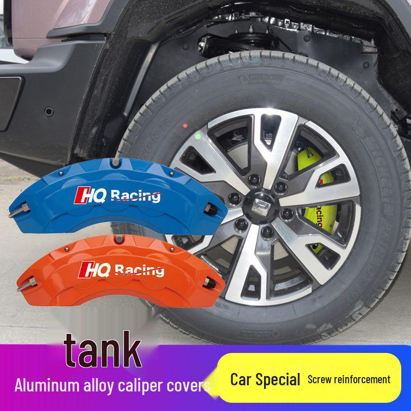 

Aluminum Alloy Brake Caliper Cover Set for Tank 300/500: Sport-Style Modification & Wheel Hub Color Change 1 Pair Caliper Cover - Tank 300