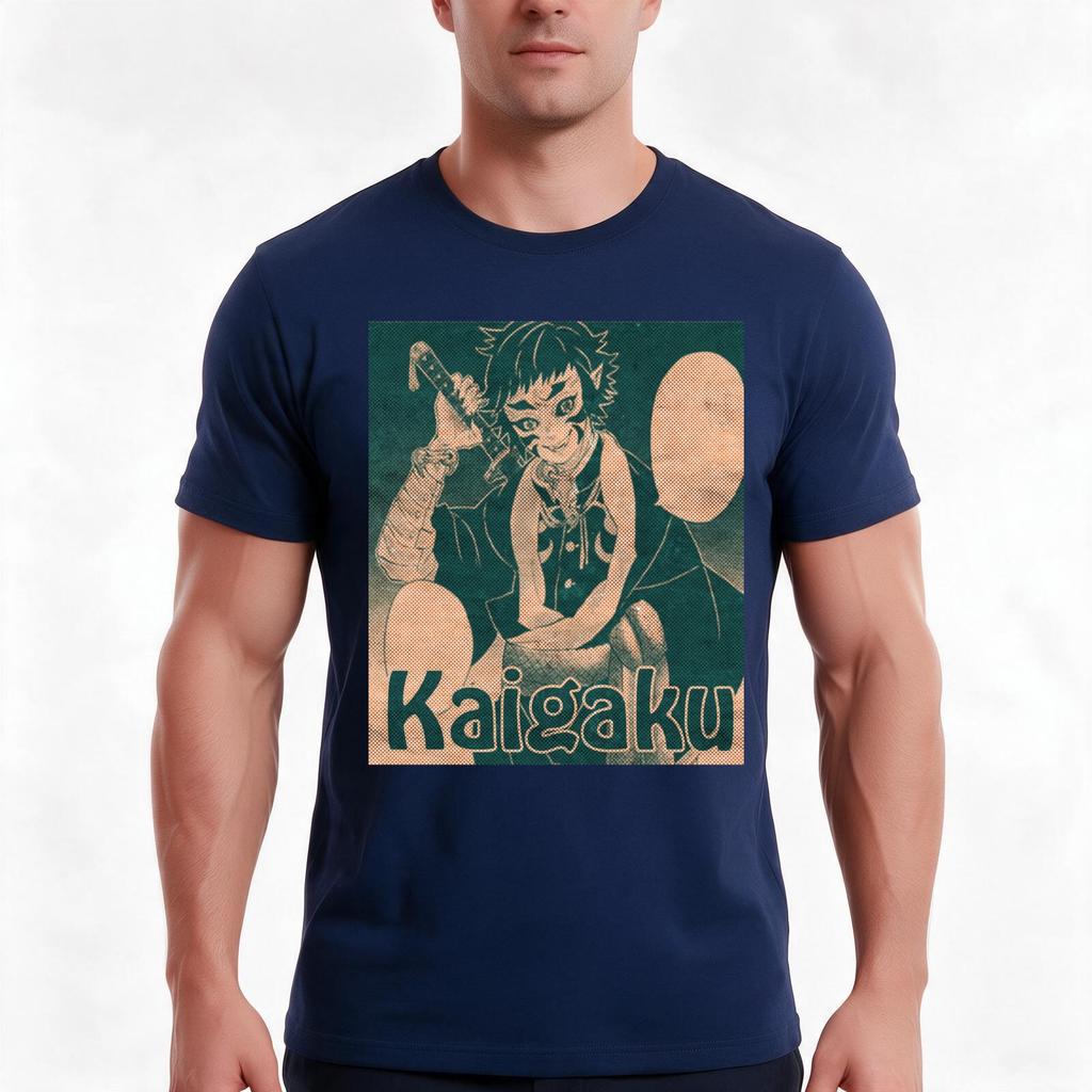 Minimalist Vintage Design Kaigaku Tshirt Summer Casual Cotton Tee Oversized Streetwear Tops Vintage Graphic Print