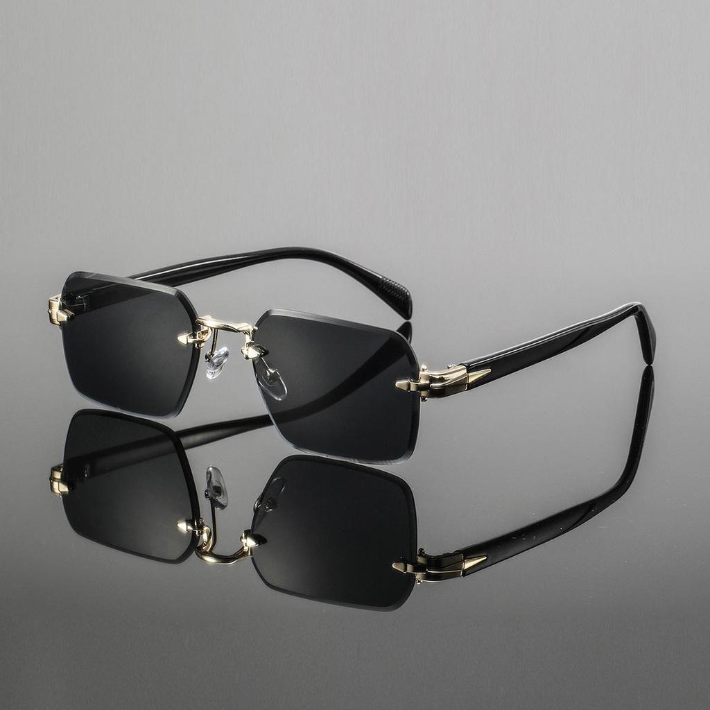 Trendy Frameless UV400 Unisex Sunglasses - European & American Style