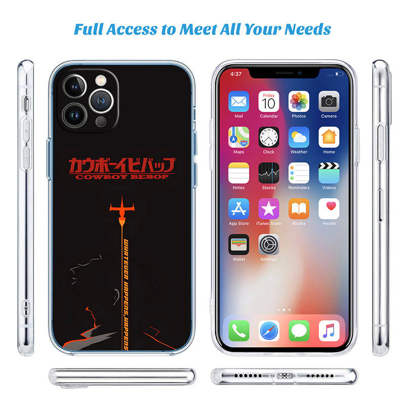 JO12 Cowboy Bebop Phone Case for Motorola E22S E7 G6 G7 G8 G9 Plus Power Play G10 G20 G04 E30 E40 E22 E20 E13 G22 G23 G Stylus Play