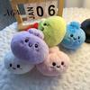 Cartoon Expression Dumpling Doll Plush Steamed Bun Toy Stuffed Bag Backpack Purse Charm Hanging Decoration Birthday Gift