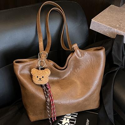 Large Capacity Retro Underarm Bag Women's 2025 Autumn New Trendy Fashion Shoulder Bag Casual Class Commuter Tote Bag
