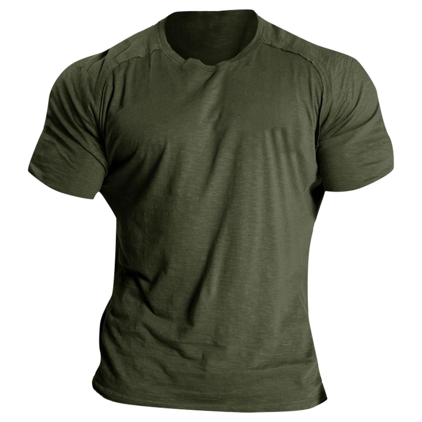 

Men S Raglan Short-Sleeved T-Shirt Fashion Color Long-Sleeved Sweatshirt L зелёный
