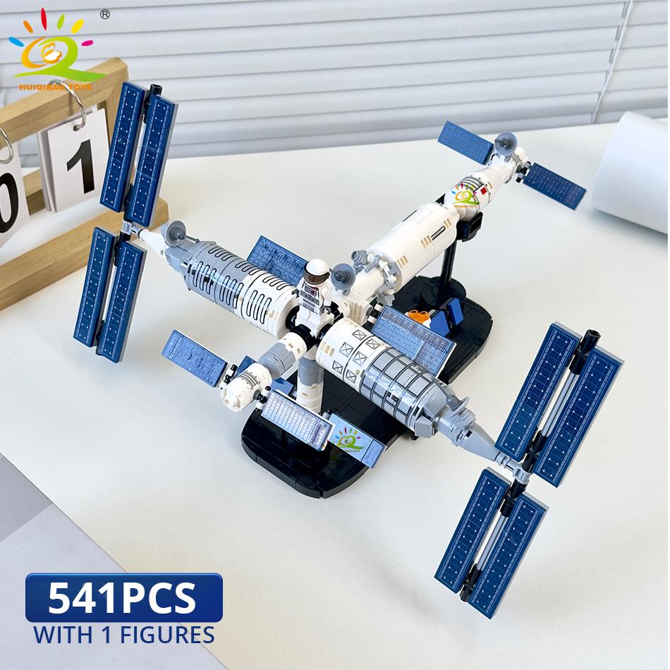 Aviation Spaceport Model Space Shuttle Rocket Launch Center Construction Building Blocks MOC Spaceship Kids Bricks Toy