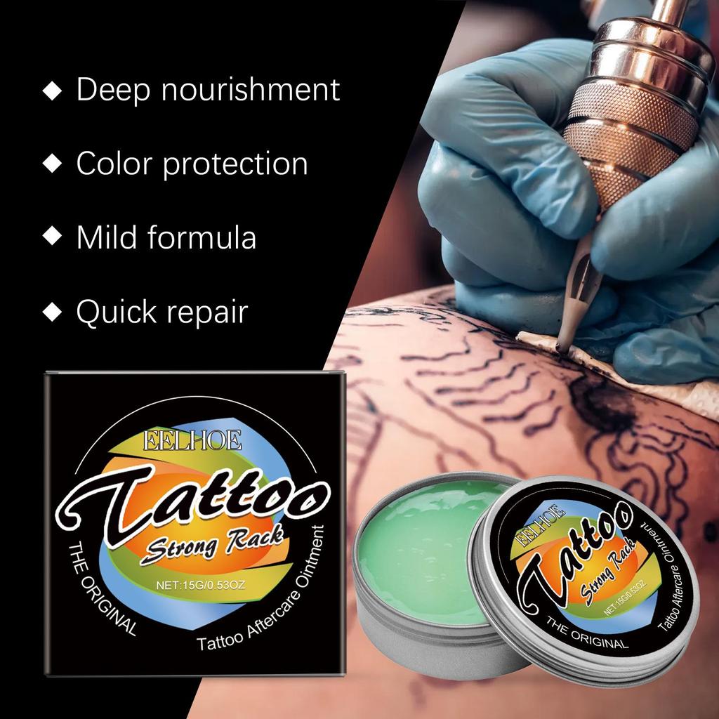 EELHOE Tattoo Care Cream: Gentle Cleansing and Daily Moisturizing for Tattooed Skin.