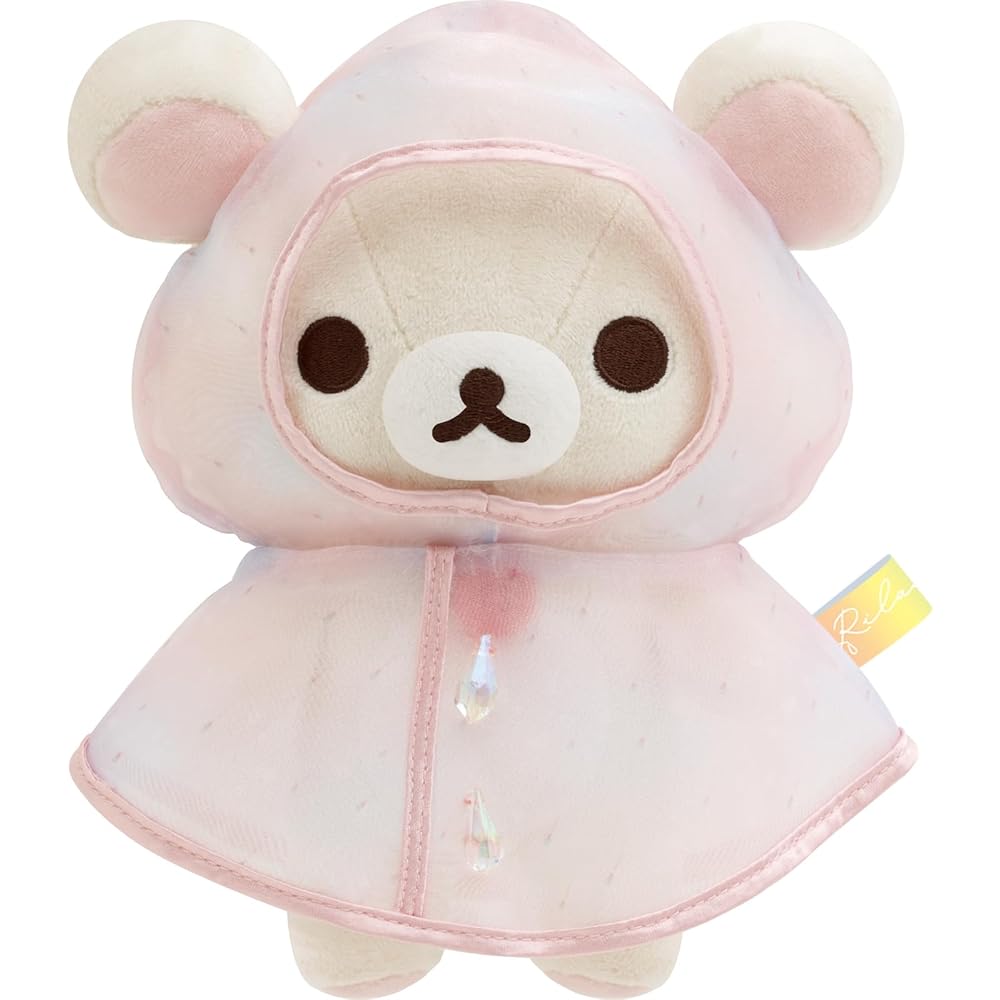 San-X Rilakkuma Korilakkuma Plush Toy Rainy Day Design 180x145x95mm