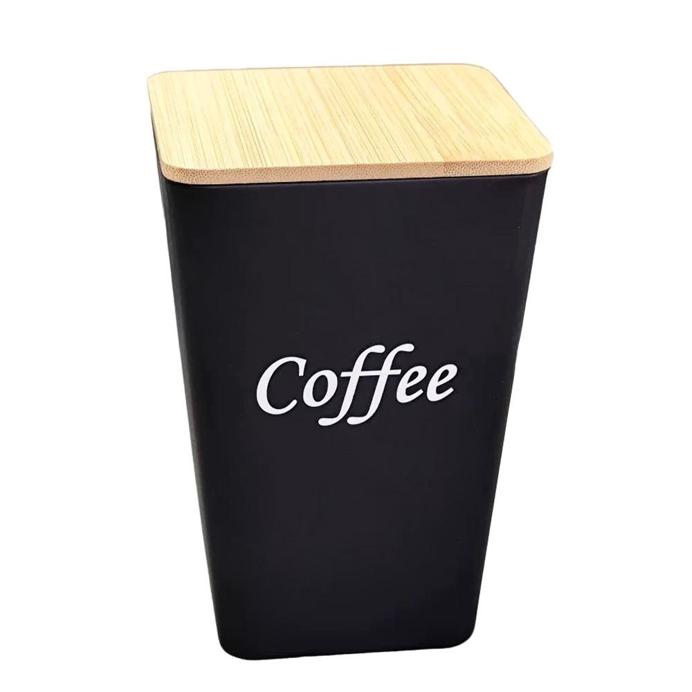 Tinplate Material Tea Tin Sealed Design Bamboo Cover Tea Jar Creative Shape Irregular Shape Sealed Tinplate Storage Jar
