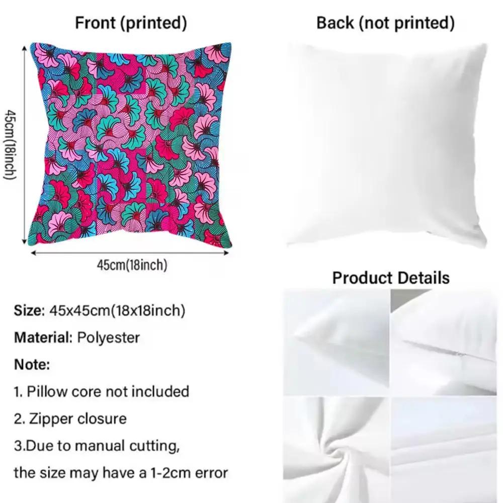Stil Druck Afrikanischer Kissenbezug Muster Bedruckter Kissenbezug für Wohnzimmer Sofa Kissenbezug & Schlafzimmerdeko