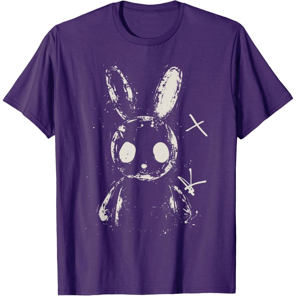 Creepy Cute Bunny Rabbit Alt Goth Grunge Horror Aesthetic T-Shirt