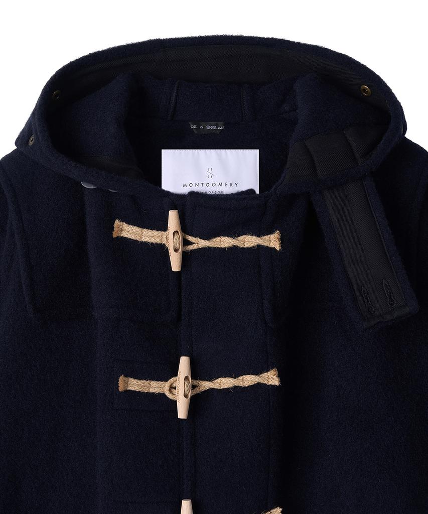 Montgomery Short Original Duffle Coat With Wooden - Navy