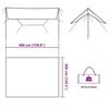 VidaXL Brown Camping Tarp 406x306 Cm Waterproof, Tarp, Waterproof Tarp, Lightweight Camping Tarp, Shelter Tarp, 4009598
